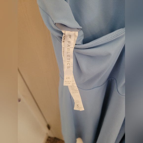 Fabletics Boost Performance Bali Blue Mini Dress With Shorts Womens 2XL - Picture 4 of 5